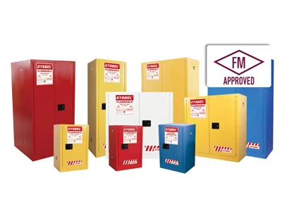 SYSBEL FM آتش گیر مائع کیمیکل سیفٹی کیبنٹ